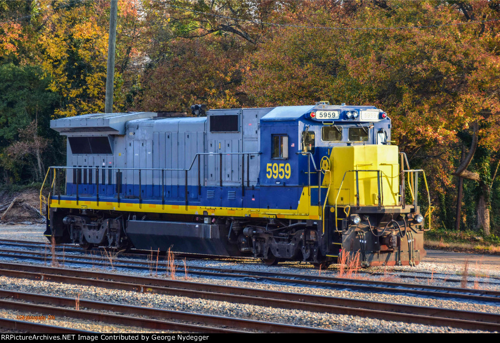 PICK 5959 (Reporting mark PKHP) sitting @ the CSX Yard.